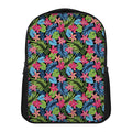 Hawaiian Floral Pattern Print Casual Backpack