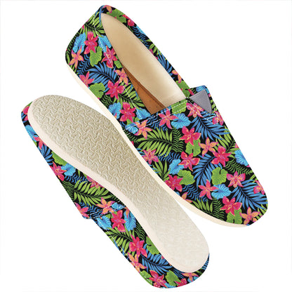 Hawaiian Floral Pattern Print Casual Shoes