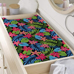 Hawaiian Floral Pattern Print Changing Pad Cover