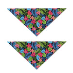 Hawaiian Floral Pattern Print Dog Bandana