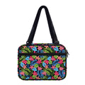 Hawaiian Floral Pattern Print Double Strap Bible Bag