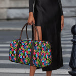 Hawaiian Floral Pattern Print Duffle Bag
