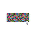 Hawaiian Floral Pattern Print Extended Mouse Pad
