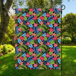 Hawaiian Floral Pattern Print Garden Flag