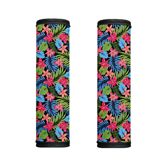 Hawaiian Floral Pattern Print Handle Covers