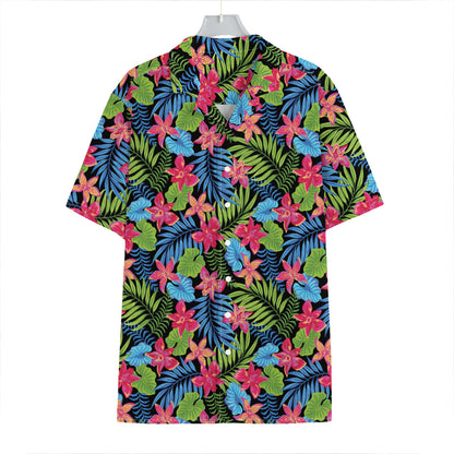 Hawaiian Floral Pattern Print Hawaiian Shirt