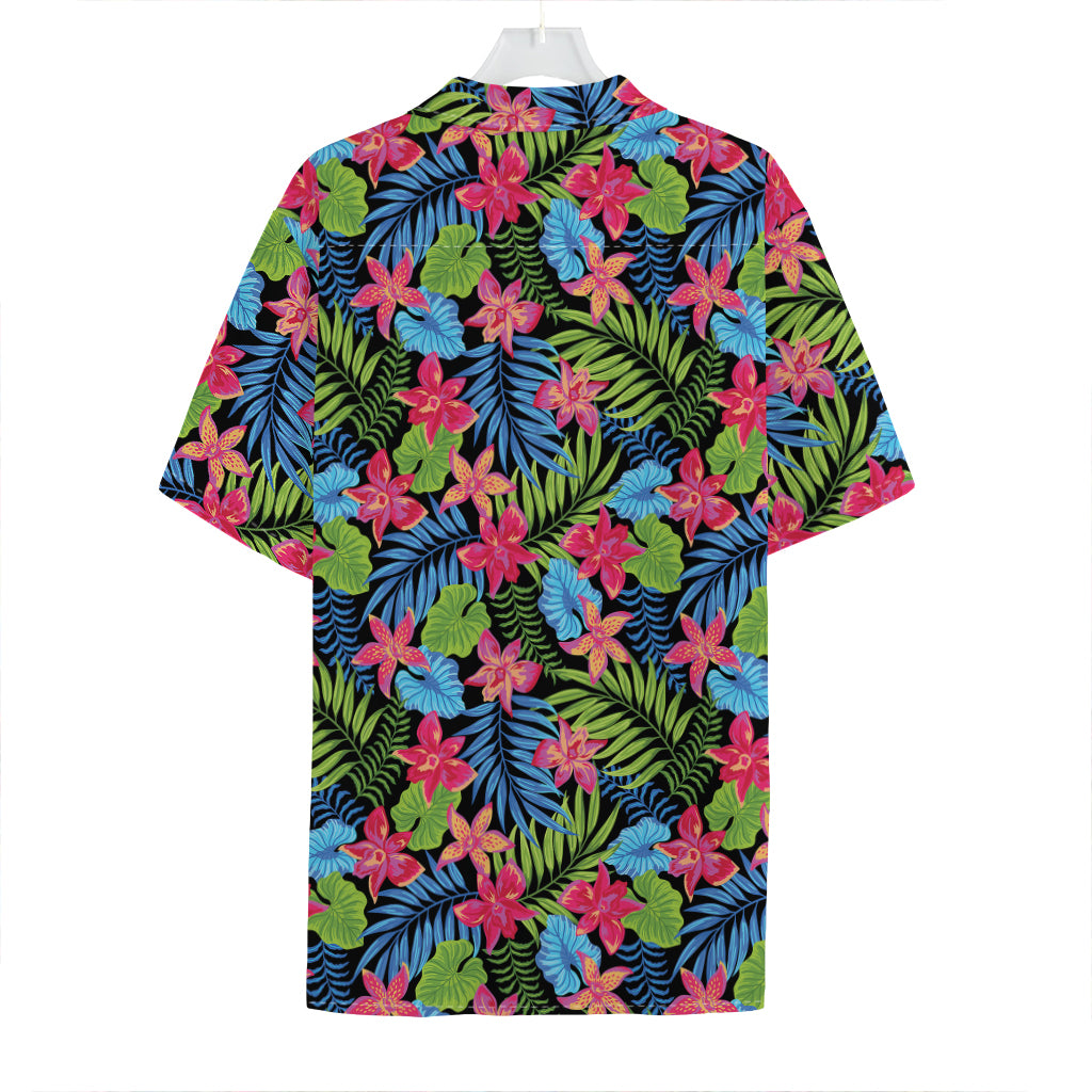 Hawaiian Floral Pattern Print Hawaiian Shirt