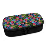 Hawaiian Floral Pattern Print Insulin Cooler Travel Case