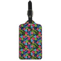 Hawaiian Floral Pattern Print Luggage Tag
