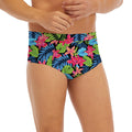 Hawaiian Floral Pattern Print Men's Briefs