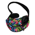 Hawaiian Floral Pattern Print Pet Sling Carrier