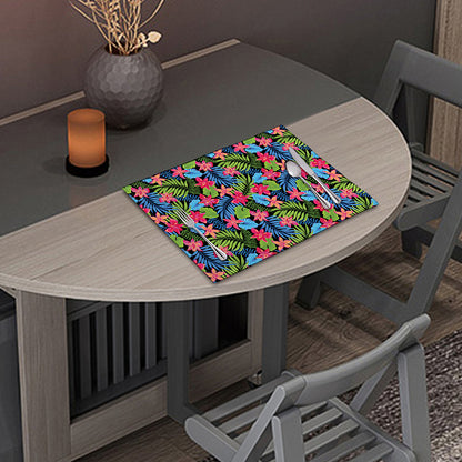 Hawaiian Floral Pattern Print Placemat