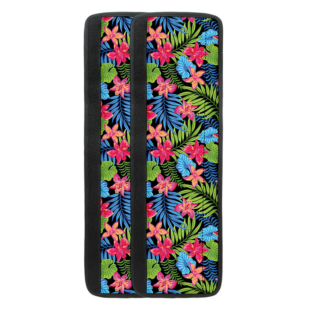 Hawaiian Floral Pattern Print Refrigerator Handle Covers
