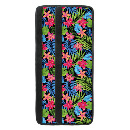 Hawaiian Floral Pattern Print Refrigerator Handle Covers