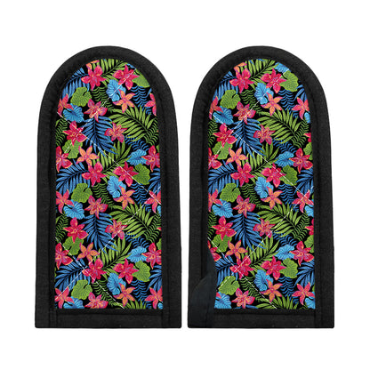 Hawaiian Floral Pattern Print Skillet Handle Cover