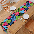 Hawaiian Floral Pattern Print Table Runner