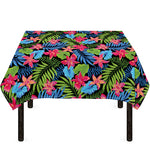Hawaiian Floral Pattern Print Tablecloth