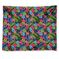 Hawaiian Floral Pattern Print Tapestry
