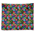 Hawaiian Floral Pattern Print Tapestry