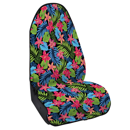 Hawaiian Floral Pattern Print Waterproof Car Seat Cover