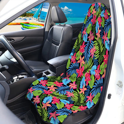 Hawaiian Floral Pattern Print Waterproof Car Seat Cover