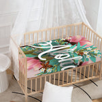 Hawaiian Flower Aloha Print Baby Crib Sheet