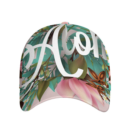 Hawaiian Flower Aloha Print Baseball Cap
