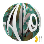 Hawaiian Flower Aloha Print Basketball