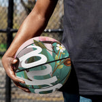 Hawaiian Flower Aloha Print Basketball