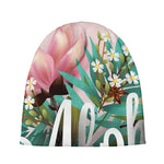 Hawaiian Flower Aloha Print Beanie