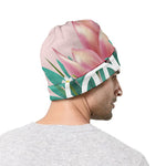 Hawaiian Flower Aloha Print Beanie
