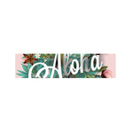 Hawaiian Flower Aloha Print Bed Runner