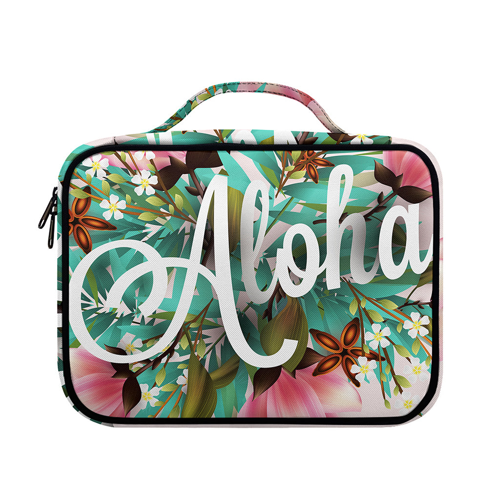 Hawaiian Flower Aloha Print Briefcase Bible Bag
