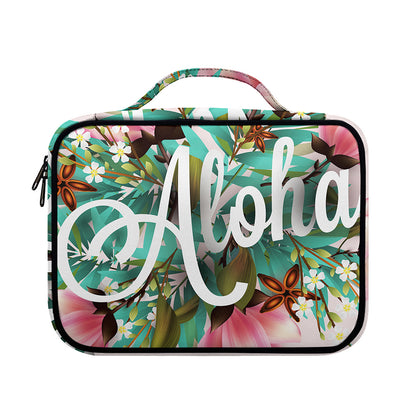 Hawaiian Flower Aloha Print Briefcase Bible Bag