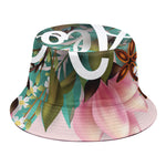 Hawaiian Flower Aloha Print Bucket Hat