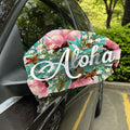 Hawaiian Flower Aloha Print Car Side Mirror Covers