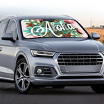 Hawaiian Flower Aloha Print Car Windshield Sun Shade