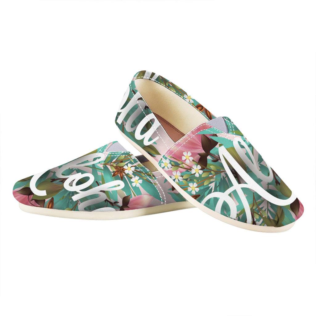 Hawaiian Flower Aloha Print Casual Shoes