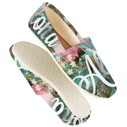 Hawaiian Flower Aloha Print Casual Shoes