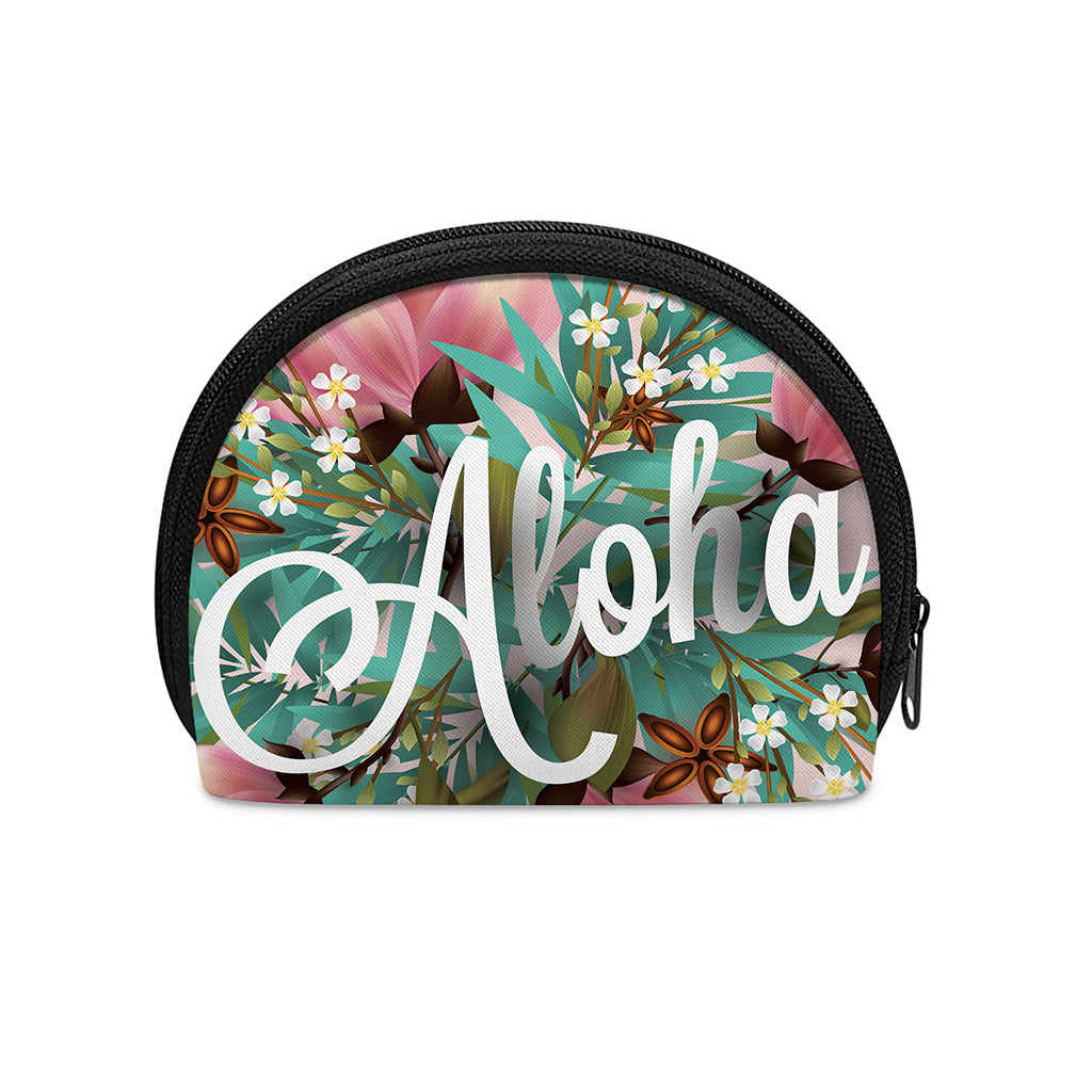 Hawaiian Flower Aloha Print Coin Purse