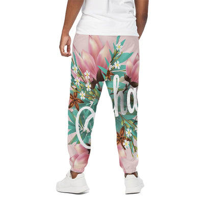 Hawaiian Flower Aloha Print Cotton Pants