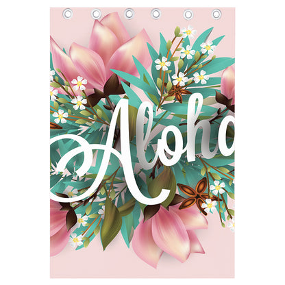 Hawaiian Flower Aloha Print Curtain
