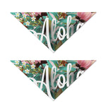 Hawaiian Flower Aloha Print Dog Bandana