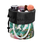 Hawaiian Flower Aloha Print Drawstring Makeup Bag