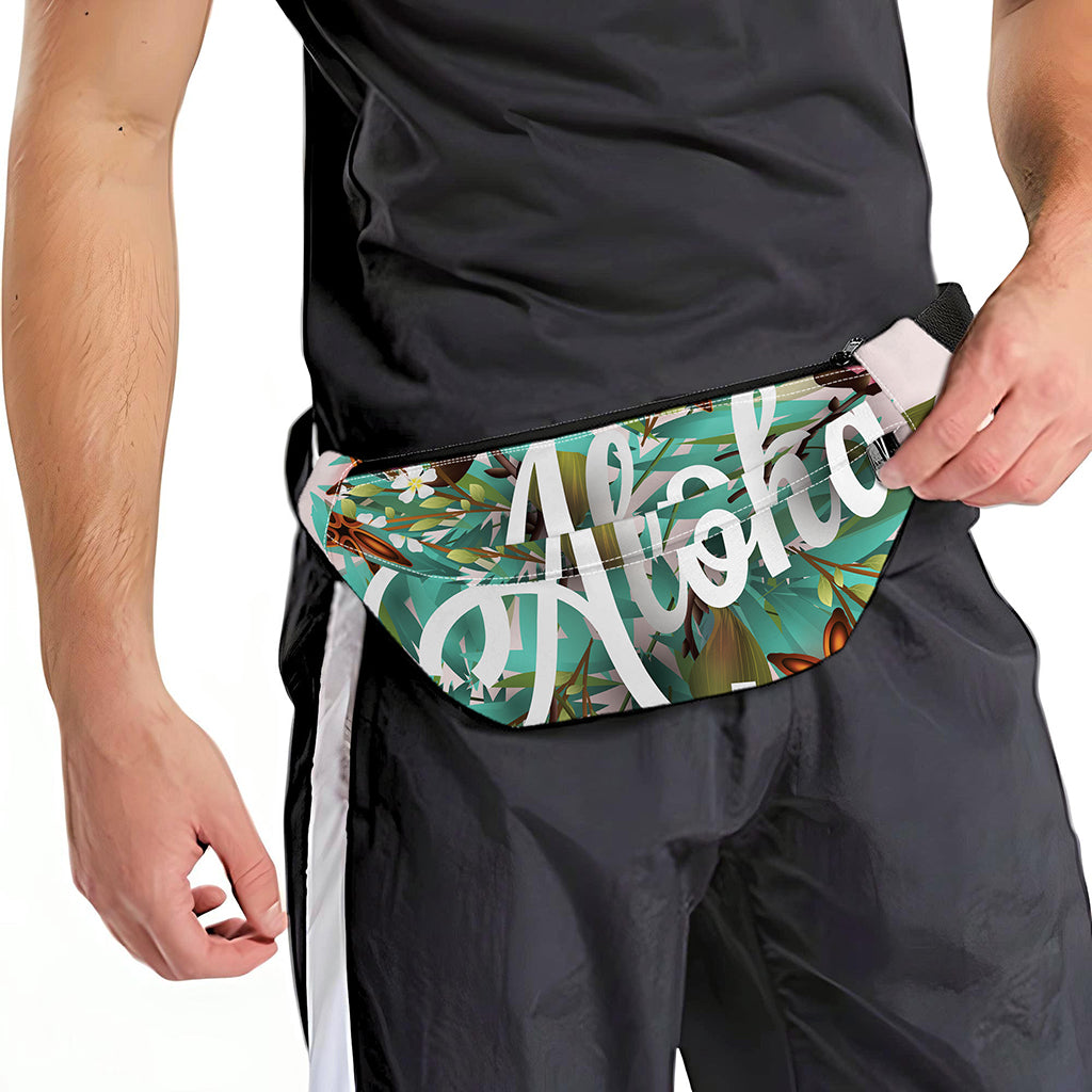 Hawaiian Flower Aloha Print Fanny Pack