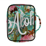 Hawaiian Flower Aloha Print Front Pocket Bible Bag