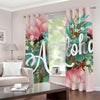 Hawaiian Flower Aloha Print Grommet Curtains