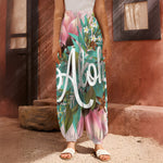 Hawaiian Flower Aloha Print Harem Pants