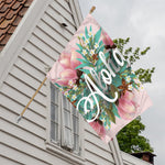 Hawaiian Flower Aloha Print House Flag