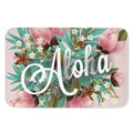 Hawaiian Flower Aloha Print Indoor Door Mat